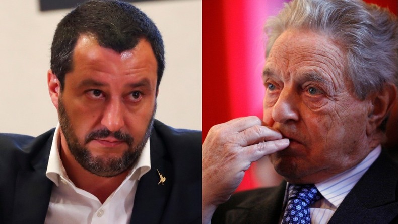 Salvini : Soros veut faire de l'Italie «un grand camp pour les réfugiés car il aime les esclaves»