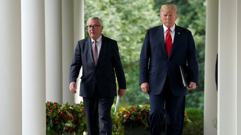 Gaz, acier, soja : Jean-Claude Juncker et Donald Trump annoncent leur feuille de route