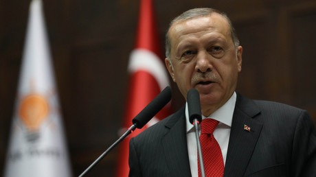 Le président Recep Tayyip Erdogan le 7 juillet 2017 à Ankara (image d'illustration)