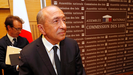 Le ministre de l'Intérieur Gérard Collomb le 23 juillet 2018 à Paris (image illustration).