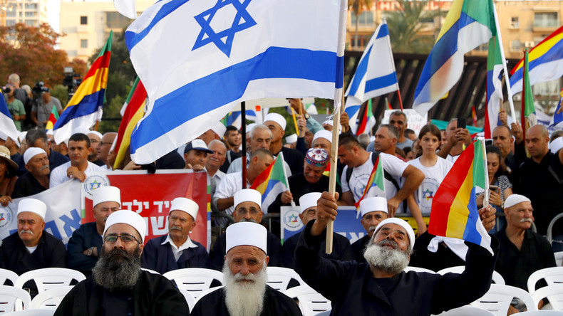 Tel Aviv : des milliers de personnes manifestent contre la loi sur l'«Etat-nation juif» (IMAGES)