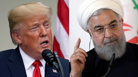  Les présidents américain Donald Trump et iranien Hassan Rohani.
