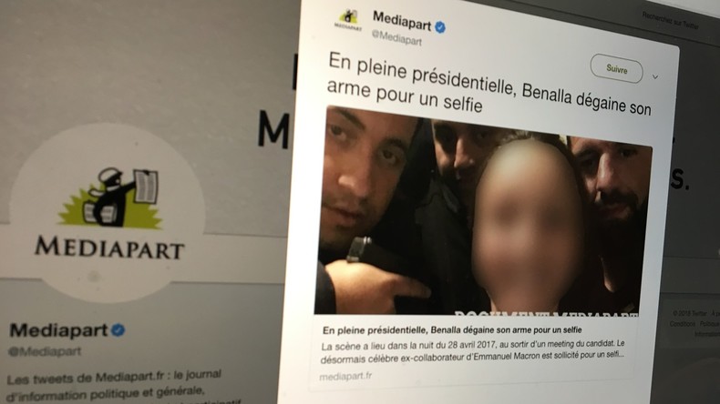 Pendant la présidentielle, Benalla posait avec son arme pour un selfie... sans port d'armes (PHOTO)