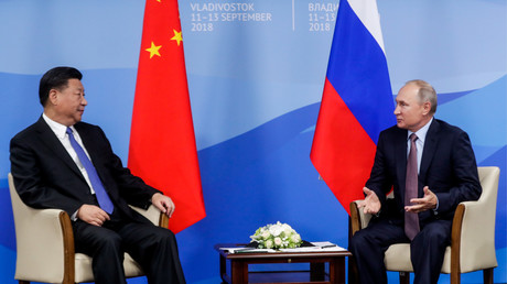 Les présidents russe et chinois le 11 septembre 2018 à Vladivostok.