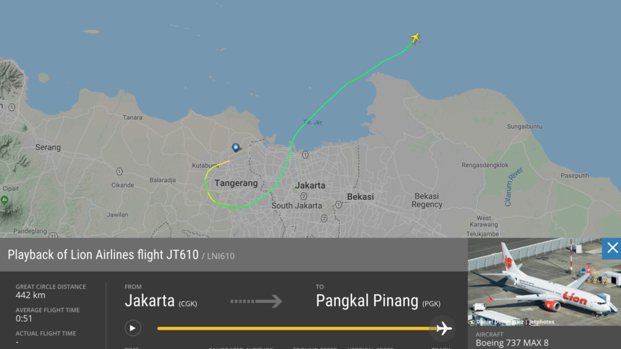Indonésie : premier crash de l'histoire d'un Boeing 737 MAX 8, 189 personnes «probablement» mortes
