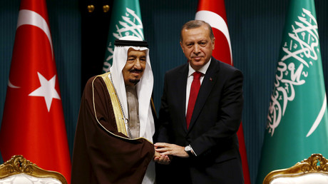 Erdogan et le roi d'Arabie saoudite (image d'illustration).