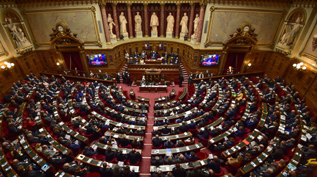 Le Sénat, chambre haute du parlement français. 