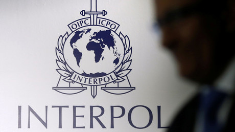 Le logo d'Interpol.