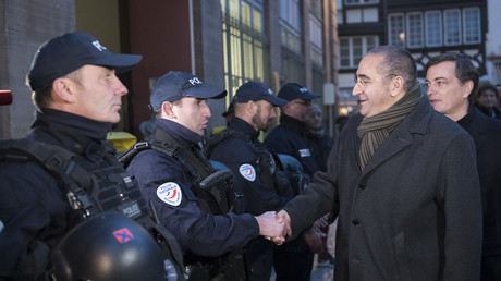 Laurent Nunez rencontre des policiers à Strasbourg en novembre 2018 (image d'illustration).
