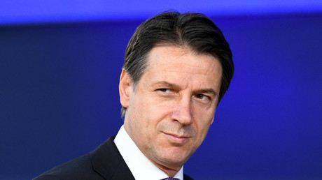 Le chef du gouvernement italien Giuseppe Conte.