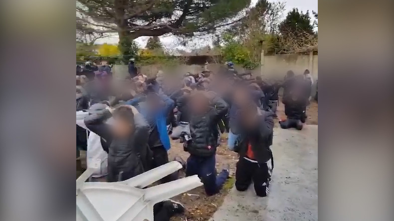 «Intolérable» : les images d'une arrestation de lycéens à Mantes-la-Jolie font scandale (VIDEOS)