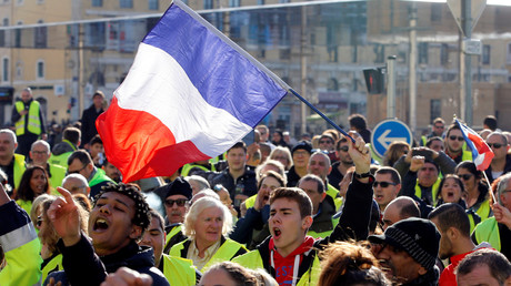 Manifestation des Gilets jaunes à Marseille le 1er décembre 2018.