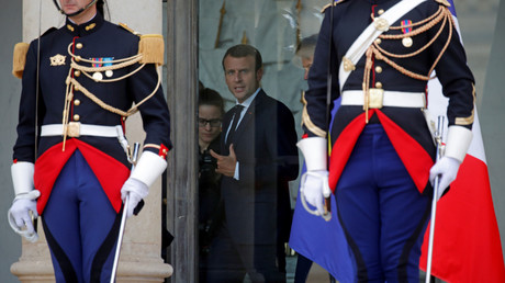 Emmanuel Macron, dans le palais de l'Elysée, en juin 2018 (image d'illustration).