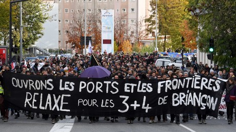 Des manifestants soutiennent les «sept de Briançon» à Gap en novembre 2018 (image d'illustration).