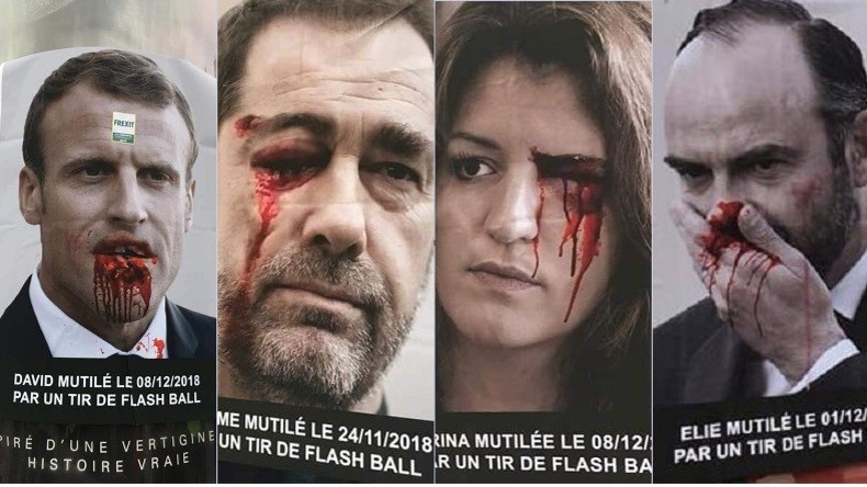 Une campagne d'affichage choc en l'honneur des Gilets jaunes mutilés (PHOTOS)