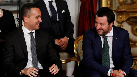 Luigi Di Maio et Matteo Salvini à Rome le 1er juin 2018 (image d'illustration).