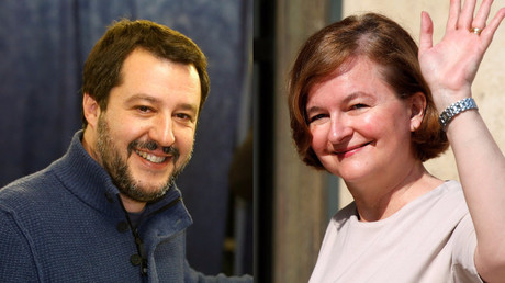 Passe d'armes à distance entre Matteo Salvini et Nathalie Loiseau ?
