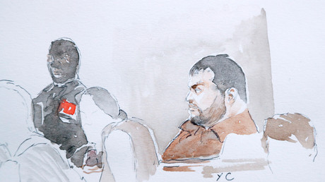 Mehdi Nemmouche au tribunal à Bruxelles, le 10 janvier 2019.