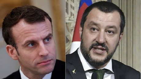 Emmanuel Macron et Matteo Salvini