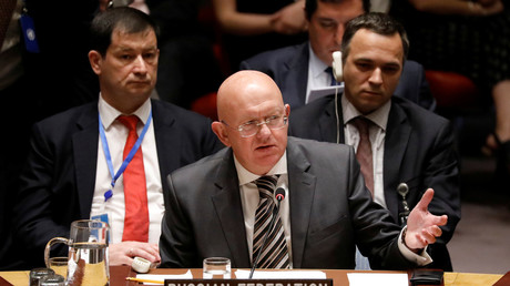 Vassily Nebenzia, le 26 janvier au Conseil de sécurité de l'ONU.
