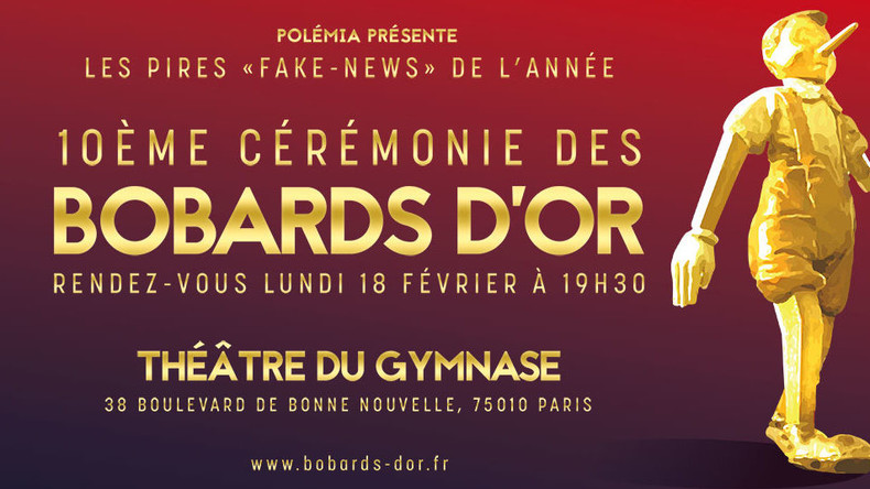 Bobards d'or 2019 : Gilets jaunes et chasse au tigre de Poutine mis à l'honneur