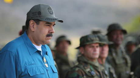 Nicolas Maduro assiste à un exercice militaire le 3 février à Turiamo (image d'illustration).