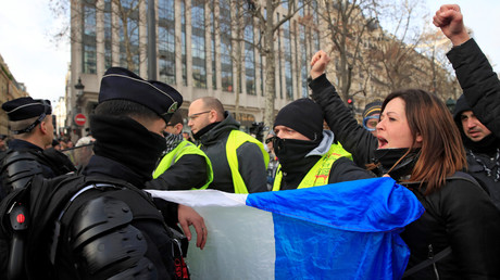 Manifestation des Gilets jaunes le 9 février à Paris (image d'illustration).