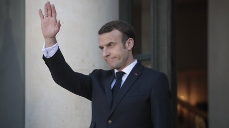 Emmanuel Macron sur le perron de l'Elysée (image d'illustration).