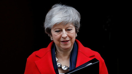 Le Premier ministre britannique Theresa May, à Londres, le 26 février 2019. 