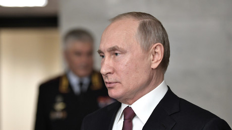 Le président russe Vladimir Poutine à Moscou le 28 février 2019.