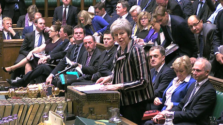 Theresa May à la Chambre des communes en novembre 2018 (image d'illustration).