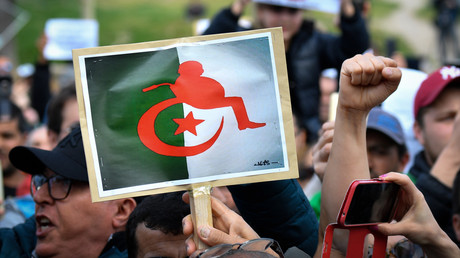 Manifestation d'Algériens à Marseille contre le président Bouteflika, le 3 mars 2019. (image d'illustration)