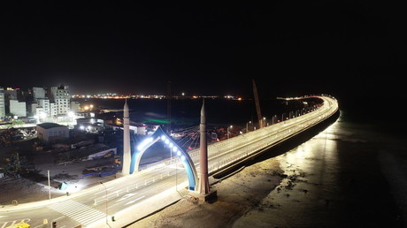 Le pont de l'amitié Chine-Maldives, qui fait partie du projet des nouvelles routes de la soie (image d'illustration).