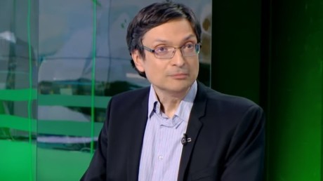 Eric Alt, vice-président d'Anticor, sur le plateau de RT France, le 27 mars 2019. 