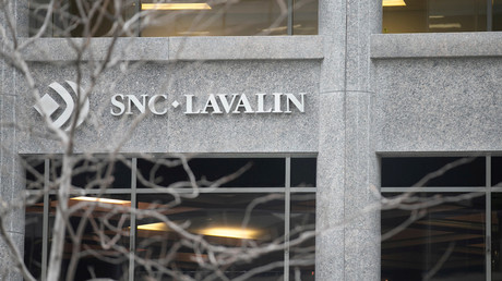 Siège du géant canadien du BTP SNC-Lavalin, accusé de corruption en Libye.