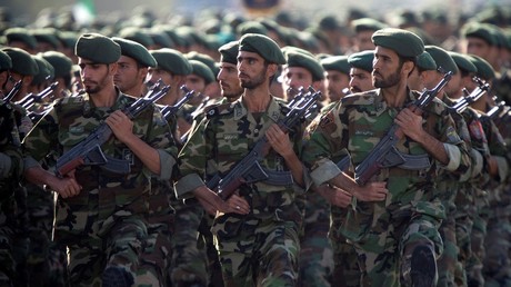 Défilé militaire des Gardiens de la Révolution iraniens en septembre 2007 (image d'illustration).