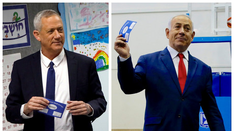 Le centriste Benny Gantz à gauche, le Premier ministre Benjamin Netanyahou à droite (image d'illustration).
