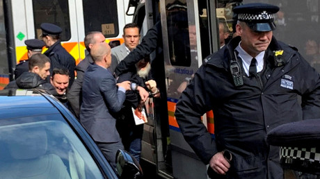 Arrestation de Julian Assange le 11 avril à Londres (image d'illustration).
