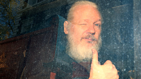 Julian Assange arrêté par les autorités britanniques, le 11 avril 2019 (image d'illustration).
