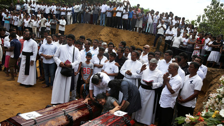 Les familles des victimes des attentats du 21 avril 2019 au Sri Lanka, pleurent leurs morts (image d'illustration).