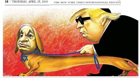 La caricature du new York Times ayant fait scandale aux Etats-Unis.