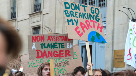 Manifestation pour l'environnement à Paris le 15 février 2019 (image d'illustration).