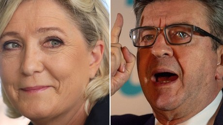 Marine Le Pen (à gauche) et Jean-Luc Mélenchon (à droite) (image d'illustration).