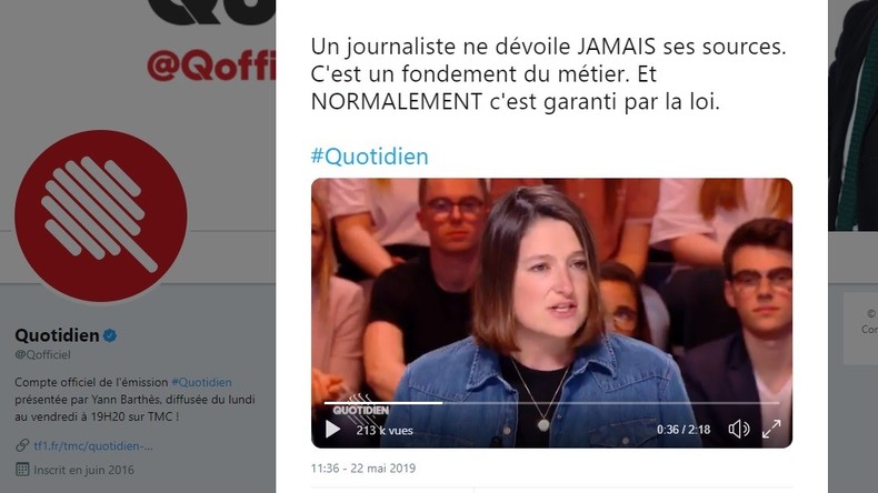 Vente d'armes françaises : pourquoi Quotidien n'a-t-il pas, à ce jour, diffusé son enquête ?
