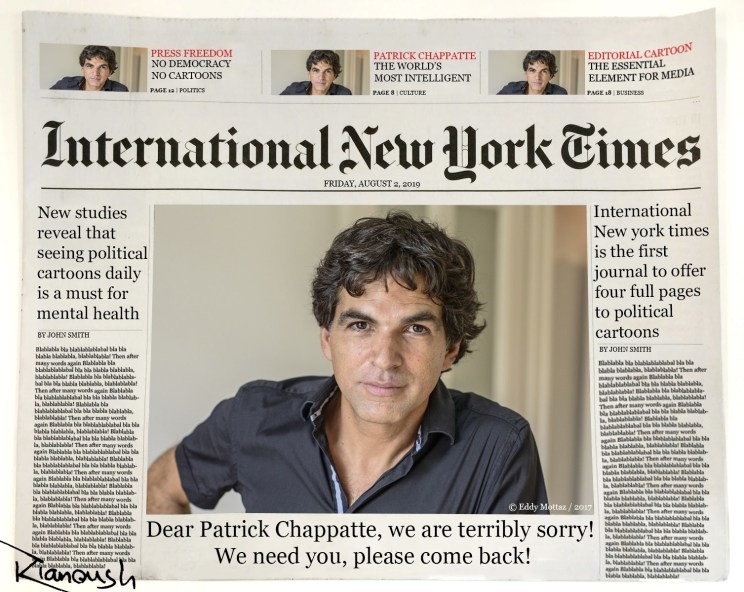 International New York Times : l'art d'être lâche, par Kianoush Ramezani