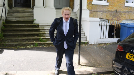  Le député conservateur Boris Johnson à Londres le 28 mai 2019.  