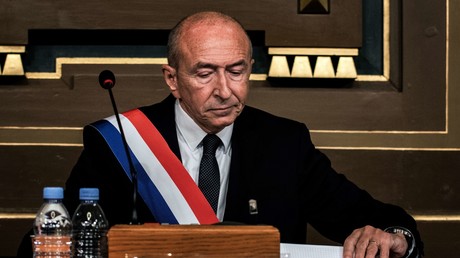 Gérard Collomb dans sa mairie de Lyon en novembre 2018 (image d'illustration).
