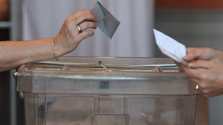 Un bureau de vote de Strasbourg, le 26 mai 2019, lors du scrutin des européennes (image d'illustration).