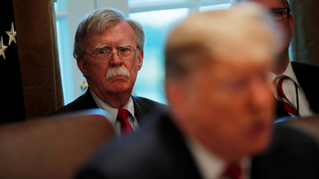 Le conseiller à la Sécurité nationale John Bolton et Donald Trump, en février 2019 (image d'illustration).