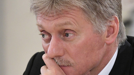 Le porte-parole du Kremlin, Dmitri Peskov, le 6 juin 2019 à Saint-Pétersbourg (image d'illustration).